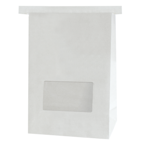 Paper Window Bag w/ Attached Tie : Large