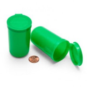 Cool Jarz Flipz 19 drams (1/8oz) : Opaque Green