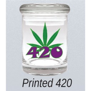 Cannaline Glass Jars : 1/8oz : ReWritable Buds