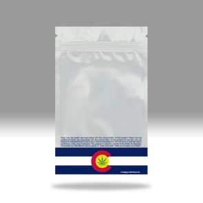 Colorado Tamper Resistant Cannabis Bag : 1/2 OZ