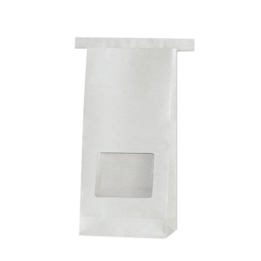 Paper Window Bag w/ Attached Tie : Small